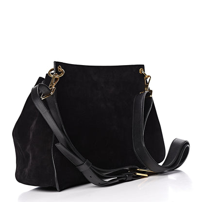 Tom Ford Suede Lock-Front Sling Bag Black 3 of 9