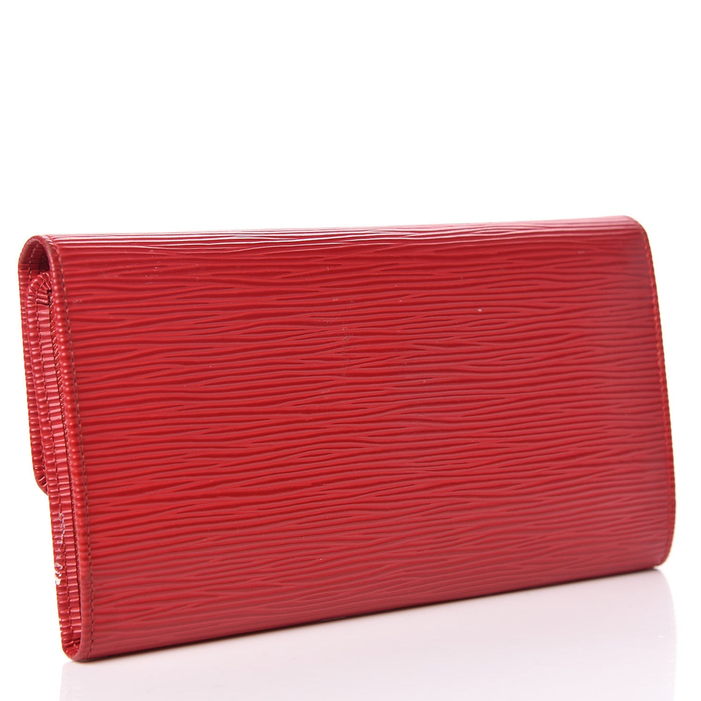 Epi Porte Tresor International Wallet Castillan Red