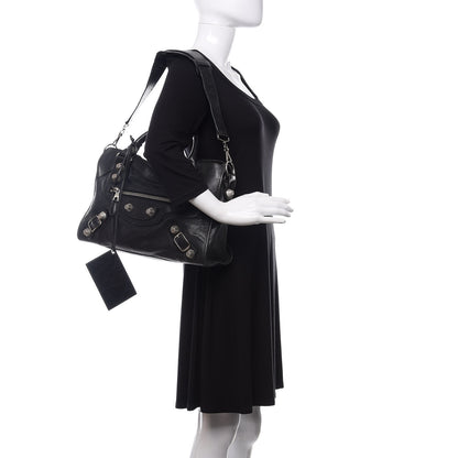 Balenciaga Agneau Giant 21 Silver Hardware City Black 2 of 12