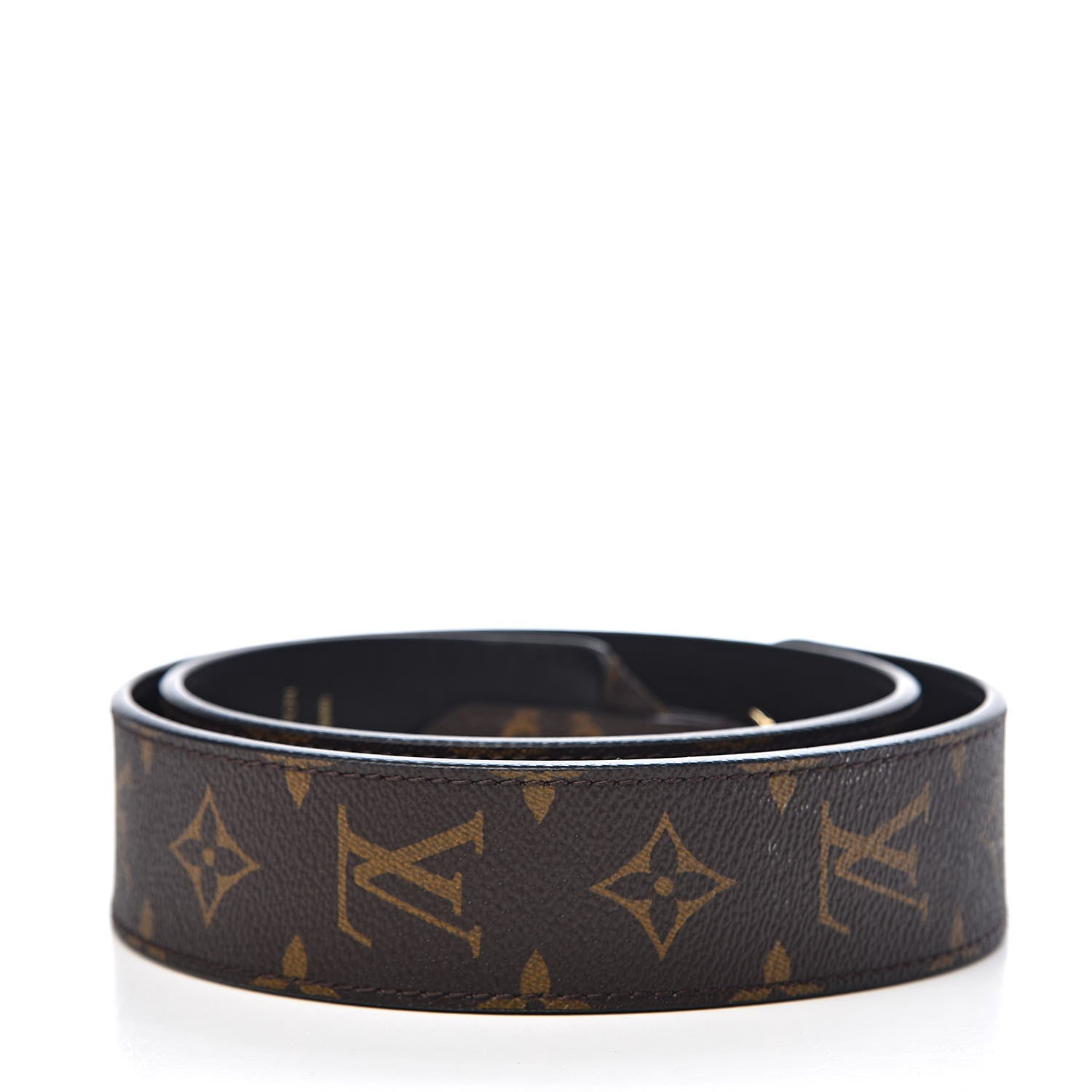 Louis Vuitton Monogram Bandouliere Shoulder Strap Black 2 of 4