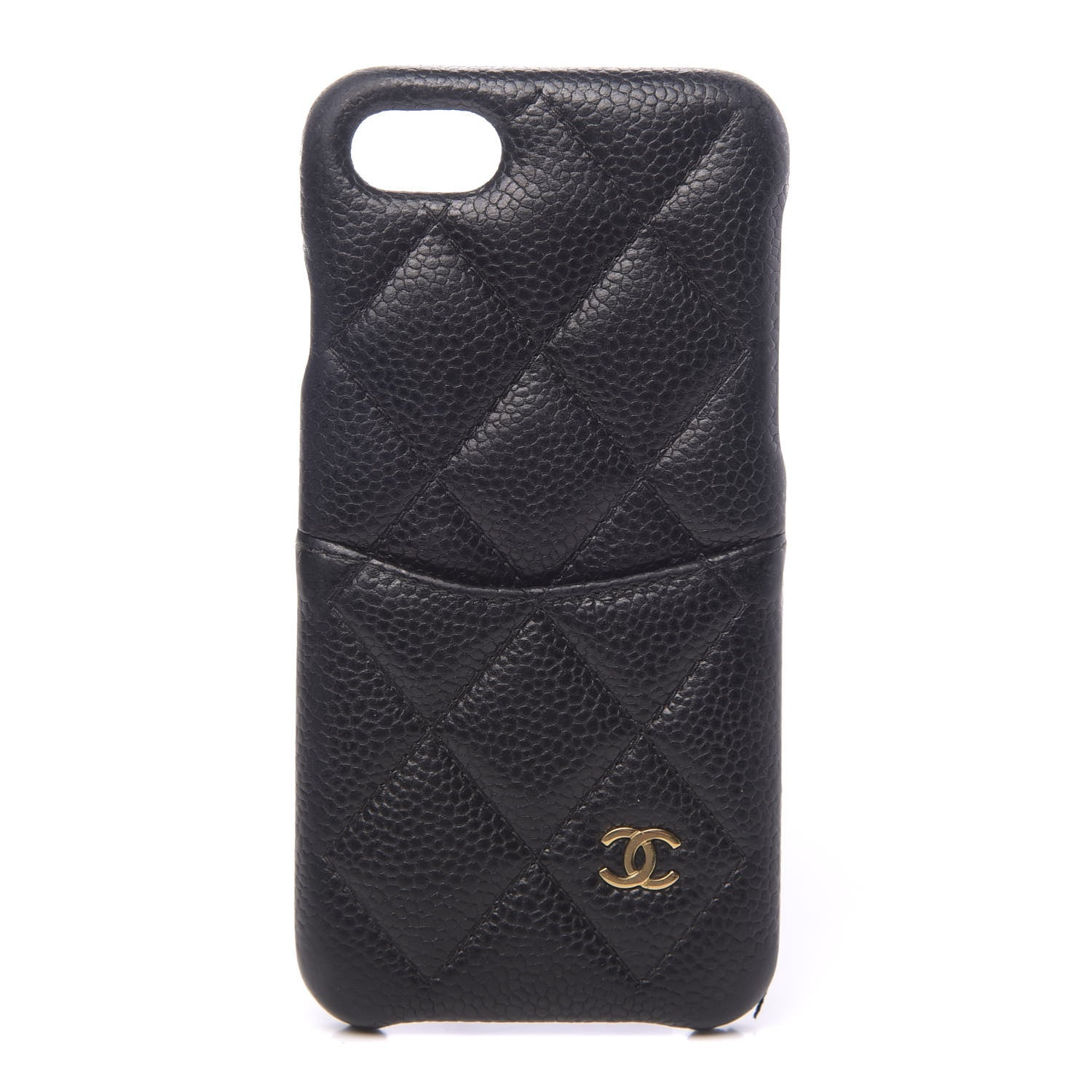 Chanel Caviar Quilted iPhone 7/8 Coco Tech Case Black 1 of 7