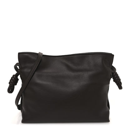 Loewe Calfskin Mini Flamenco Knot Clutch Chocolate 1 of 9
