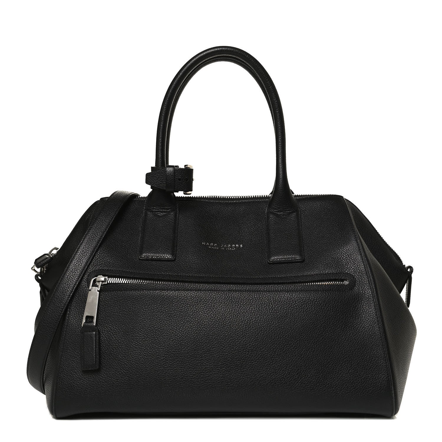 Marc Jacobs Textured Calfskin Medium Incognito Satchel Black 1 of 11
