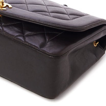 Chanel Lambskin Quilted Medium Single Flap Black 5 of 10