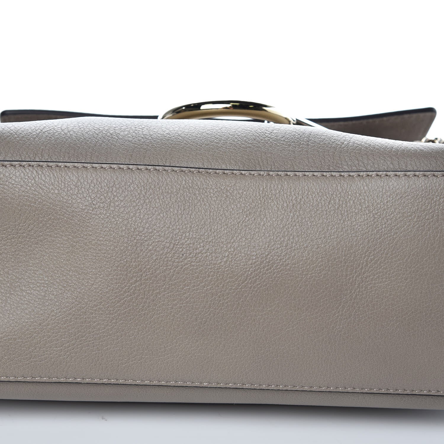 Chloe Calfskin Small Faye Day Shoulder Bag Motty Grey 10 of 10