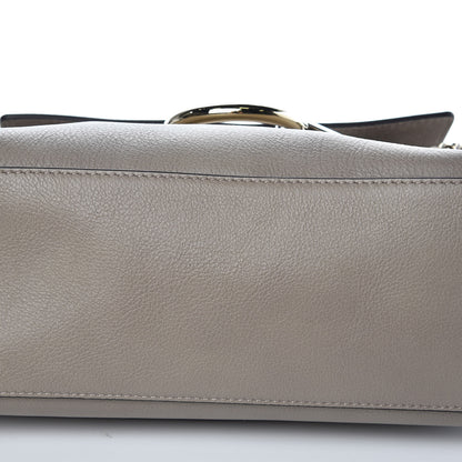 Chloe Calfskin Small Faye Day Shoulder Bag Motty Grey 10 of 10