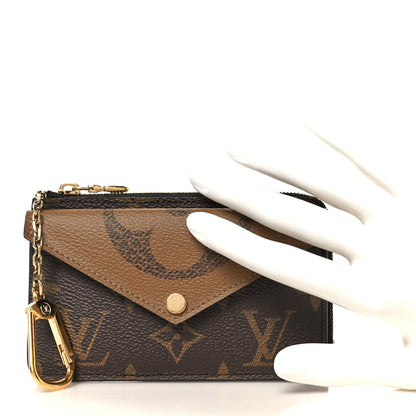 Louis Vuitton Reverse Monogram Recto Verso Card Holder Brown 2 of 9