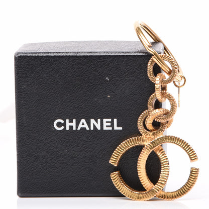 Chanel CC Key Chain Gold 4 of 4