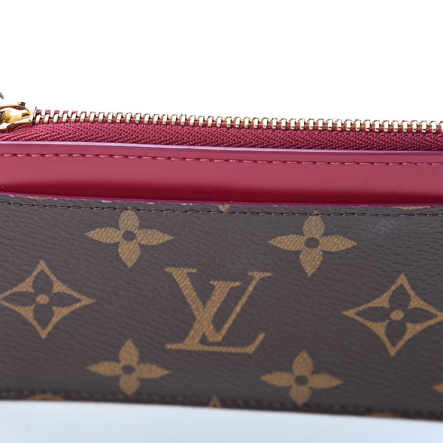 Louis Vuitton Monogram Zipped Card Holder Fuchsia 7 of 8