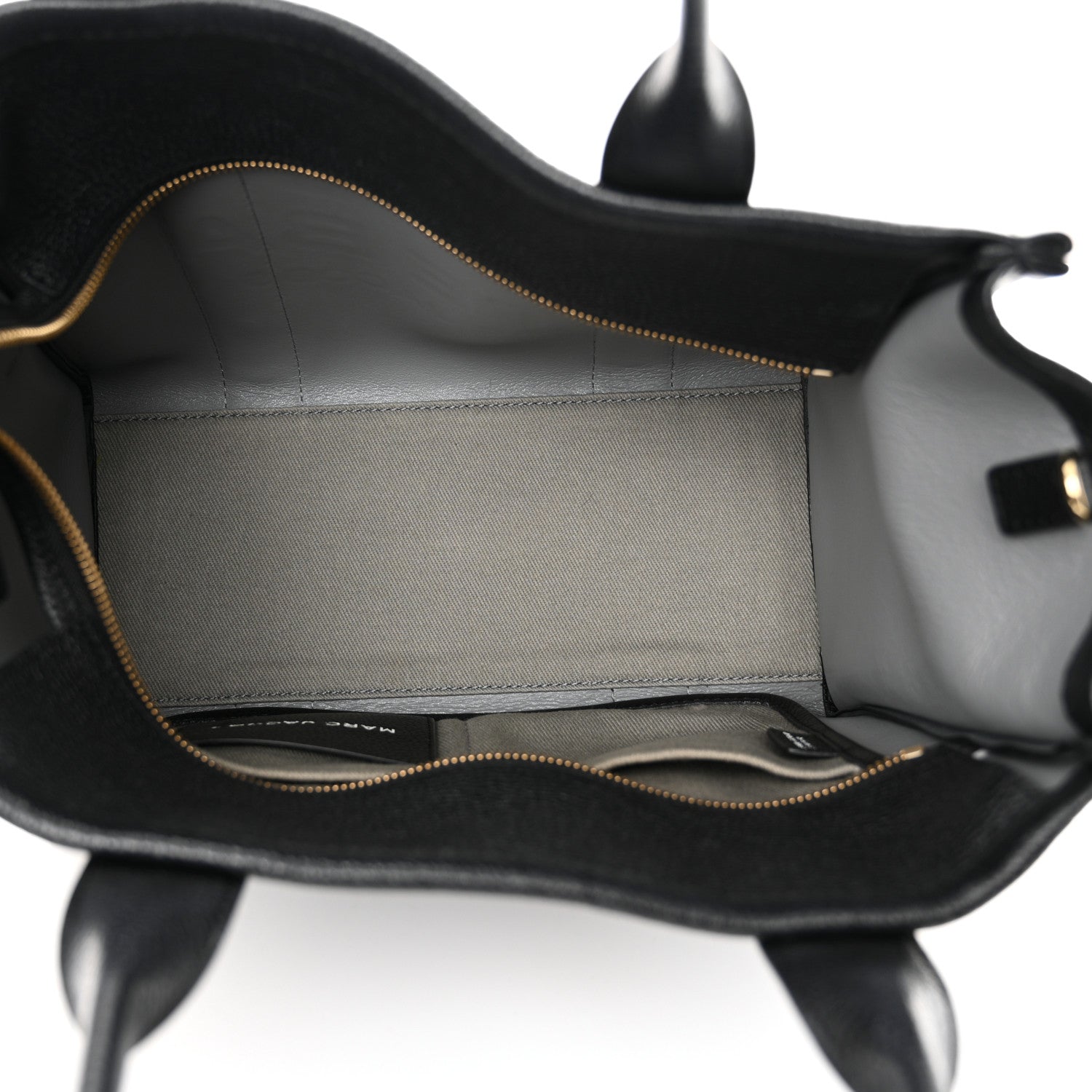 Marc Jacobs Grained Calfskin Medium The Tote Bag Black 5 of 14