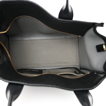 Marc Jacobs Grained Calfskin Medium The Tote Bag Black 5 of 14