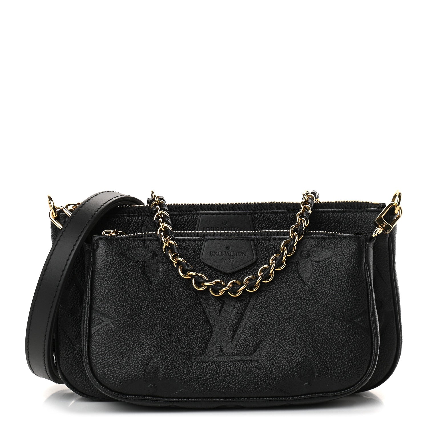 Louis Vuitton Empreinte Monogram Giant Multi Pochette Accessories Black 1 of 9