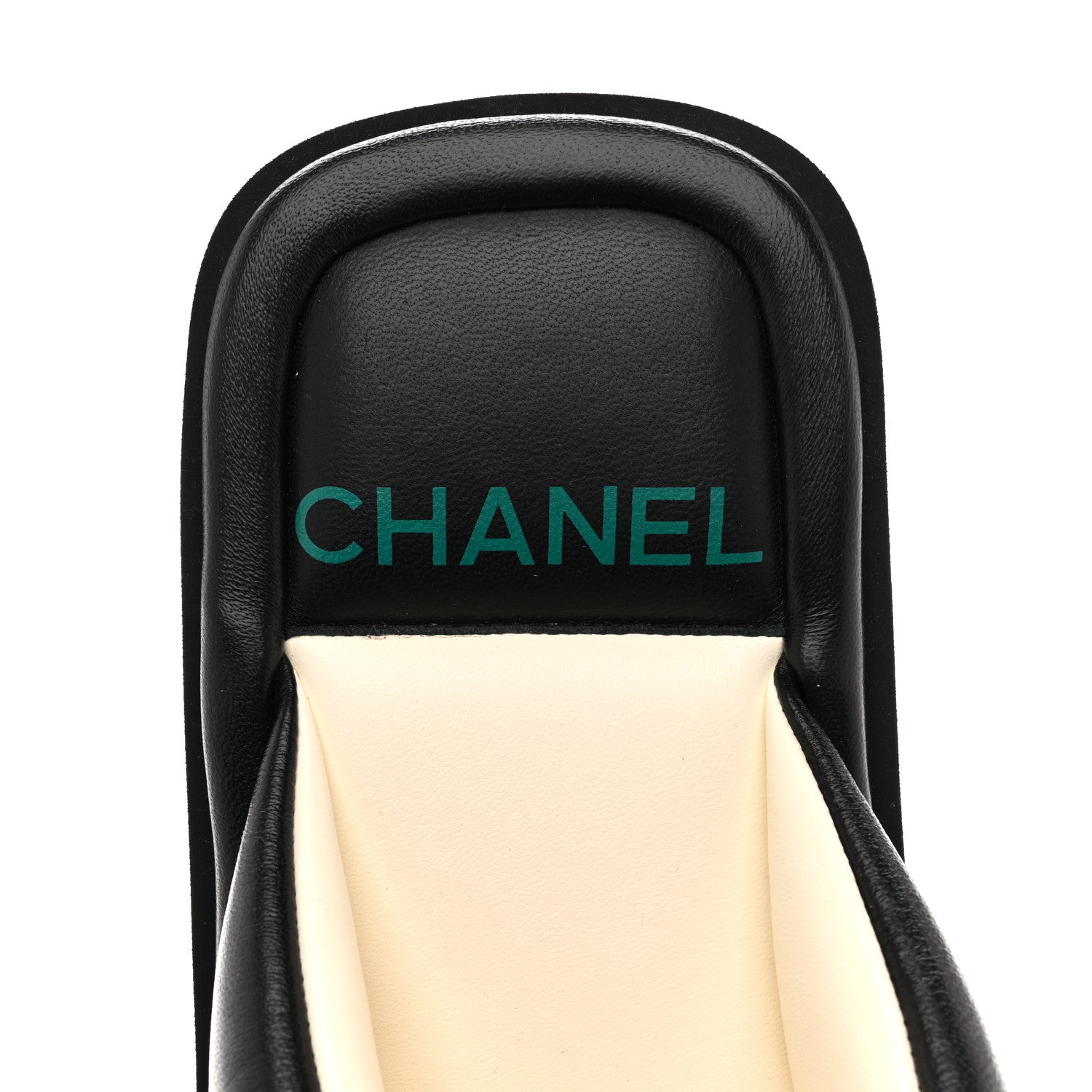 Chanel Lambskin Padded Pool Thong Sandals 37 Black 7 of 9