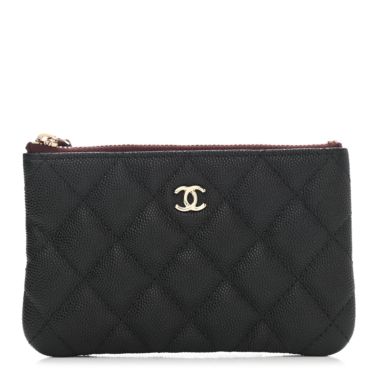 Chanel Caviar Quilted Small Cosmetic Case Black 1 of 7