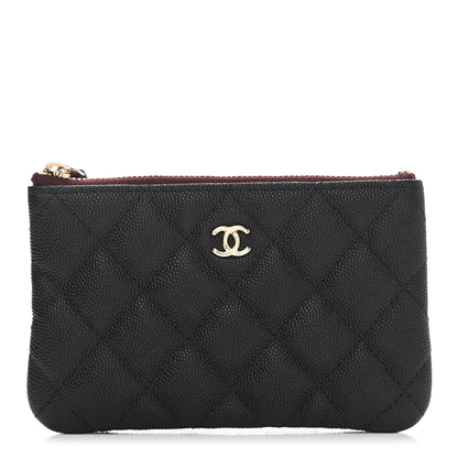 Chanel Caviar Quilted Small Cosmetic Case Black 1 of 7