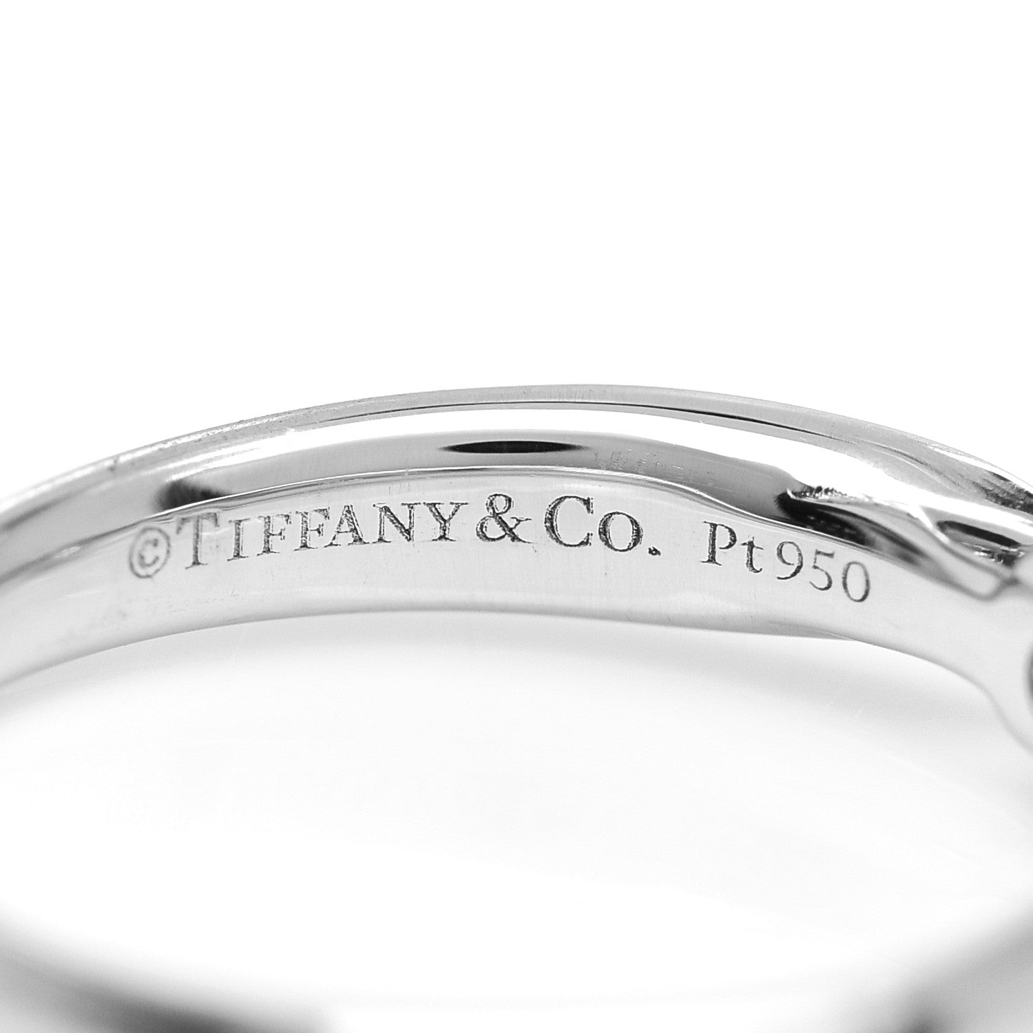 Tiffany Platinum Diamond .30ct Harmony Solitaire Engagement Ring 47 4 4 of 5