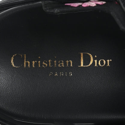 Christian Dior Technical Fabric Petites Fleurs Print Dioract Sandals 40 Black Multicolor 8 of 11