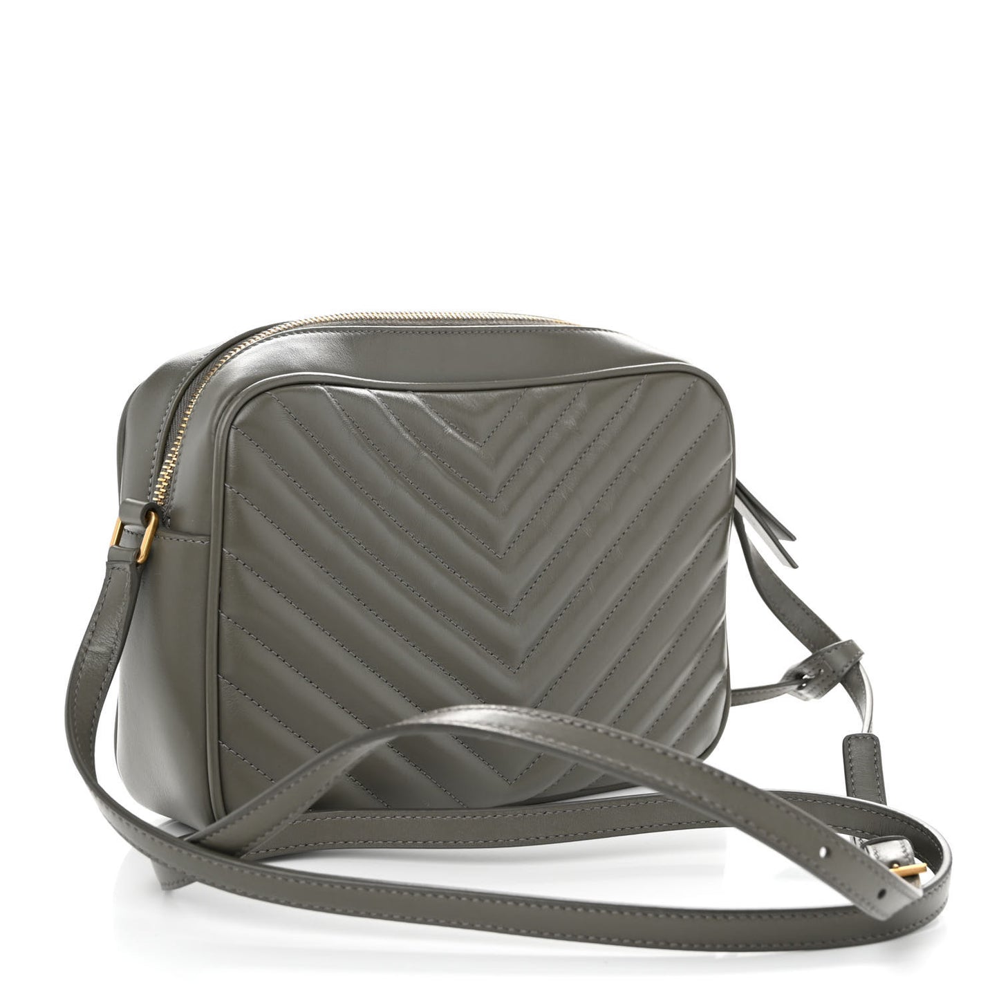 Calfskin Matelasse Monogram Lou Camera Bag Dark Smog