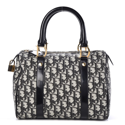 Christian Dior Monogram Boston Black 1 of 13