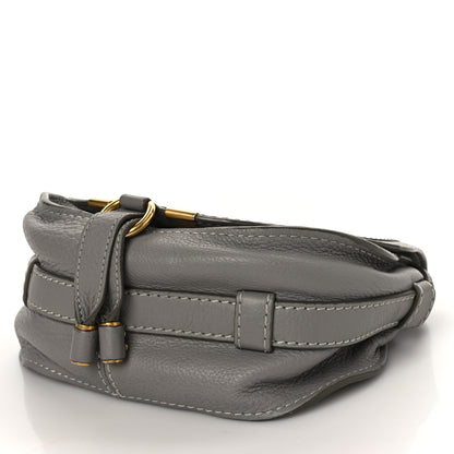 Chloe Calfskin Mini Marcie Round Crossbody Bag Grey 6 of 8