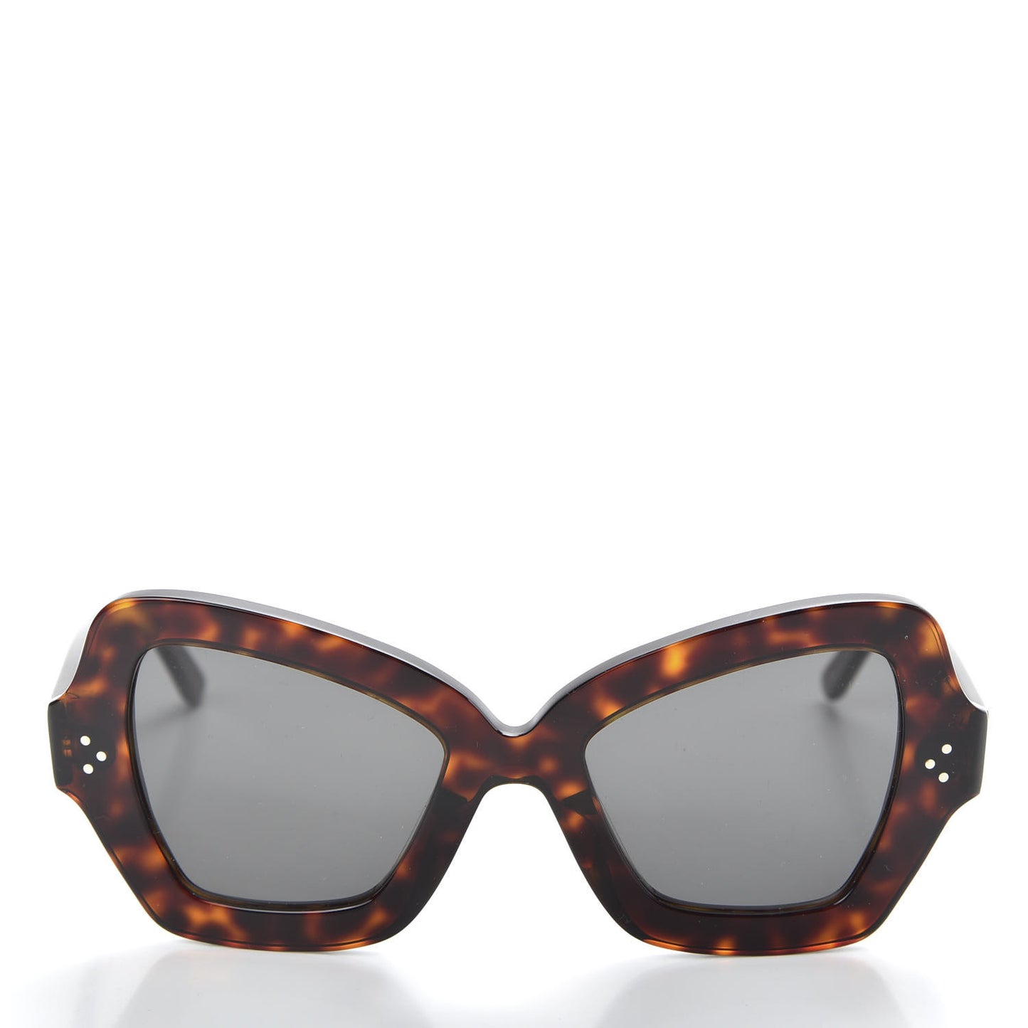 Acetate Butterfly Sunglasses CL 40067I Red Havana Smoke