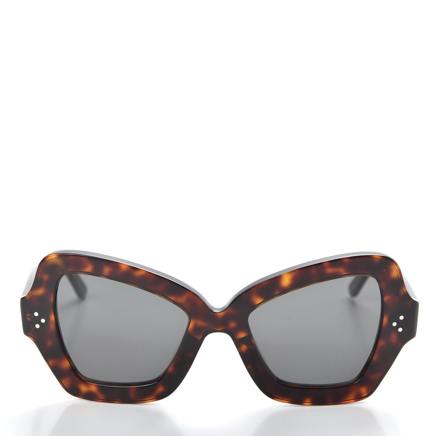 Celine Acetate Butterfly Sunglasses CL 40067I Red Havana Smoke 2 of 6