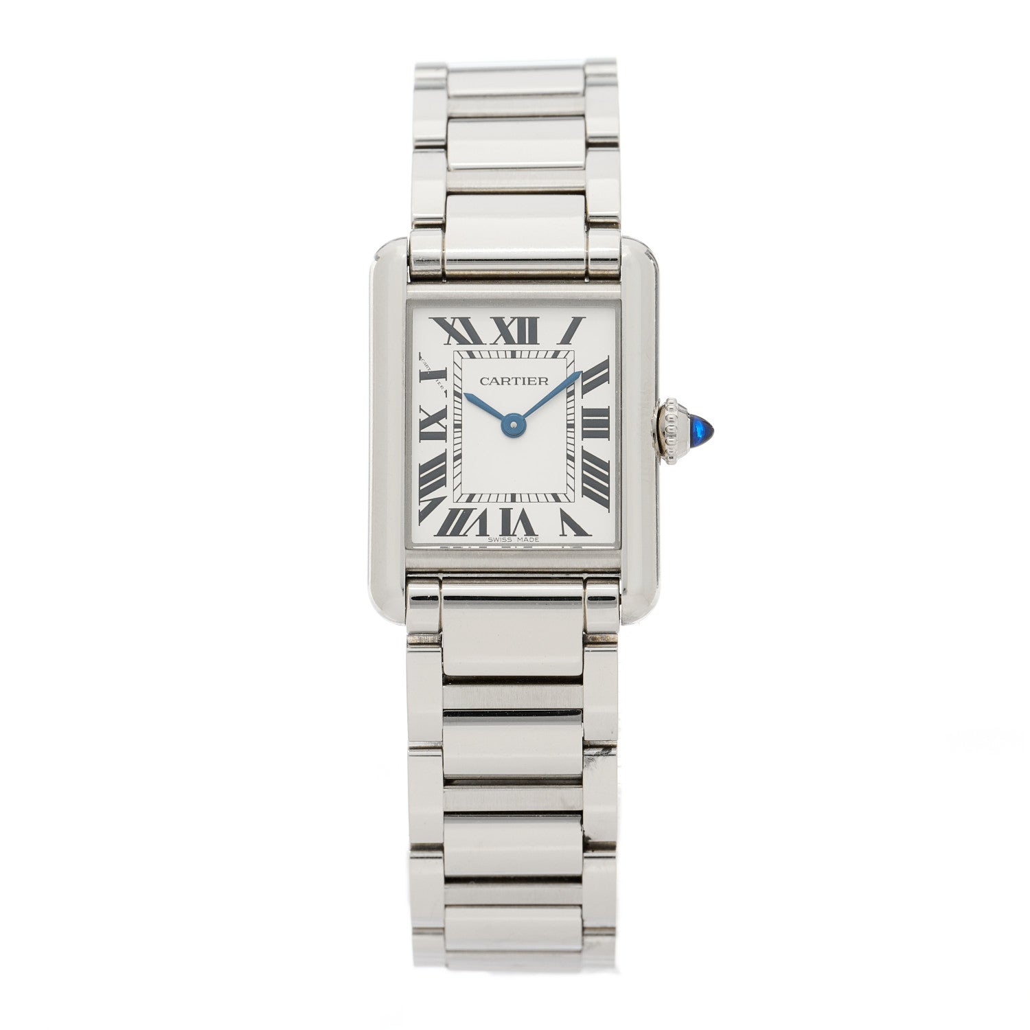 Cartier Stainless Steel 22mm Tank Must Quartz Watch 1 of 5