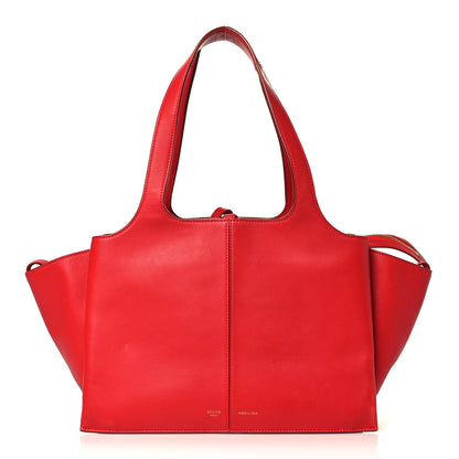 Celine Baby Grained Calfskin Small Tri-Fold Bag Poppy 1 of 12