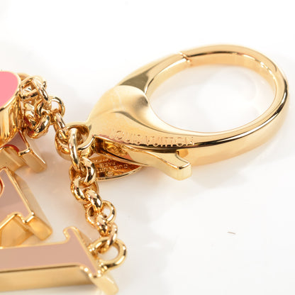 Louis Vuitton Fleur De Monogram Bag Charm Pink 5 of 6