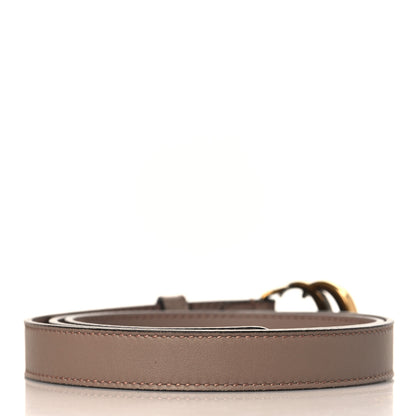 Gucci Calfskin Double G 20mm Belt 80 32 Porcelain Rose 3 of 6