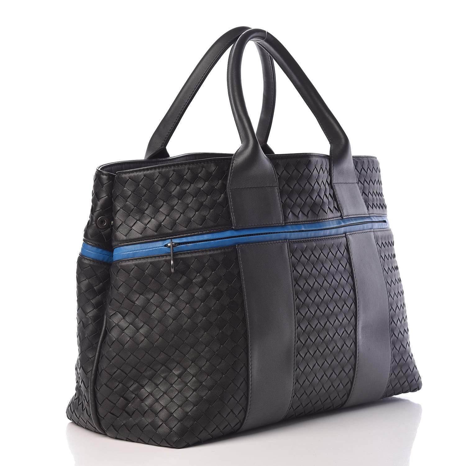 Bottega Veneta Nappa Intrecciato Stripe Tote 3 of 11