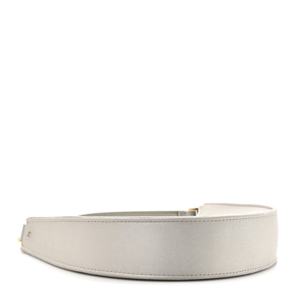 Valentino Garavani Satin Mini Crystal Vlogo Hobo Bag Silver 4 of 9