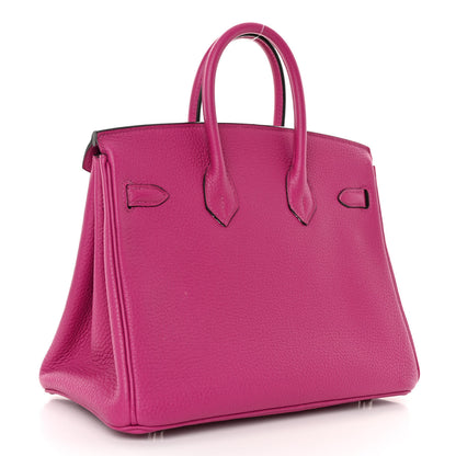 Hermes Togo Birkin 25 Rose Pourpre 2 of 10