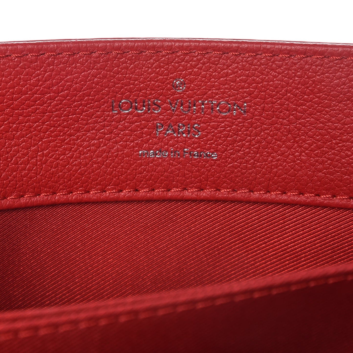Soft Calfskin Lockme II Top Handle Rubis