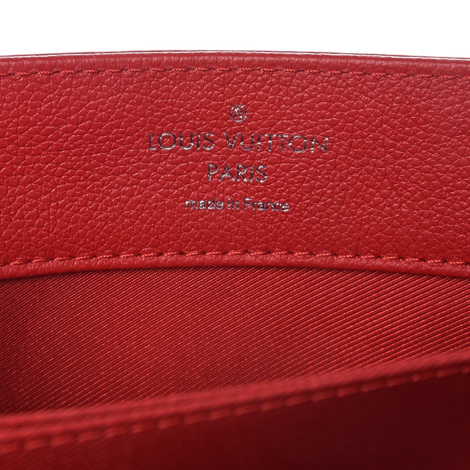 Louis Vuitton Soft Calfskin Lockme II Top Handle Rubis 6 of 10