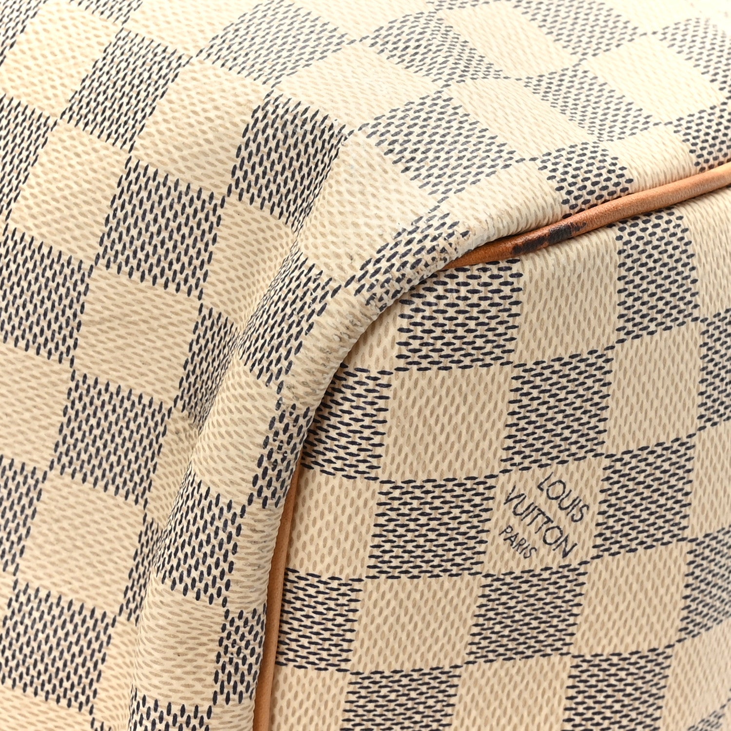 Louis Vuitton Damier Azur Keepall Bandouliere 55 8 of 10