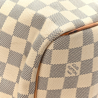 Louis Vuitton Damier Azur Keepall Bandouliere 55 8 of 10