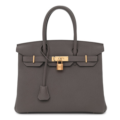 Hermes Togo Birkin 30 Etain 1 of 10