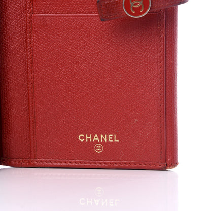 Chanel Grained Calfskin CC Long Wallet Red 12 of 15