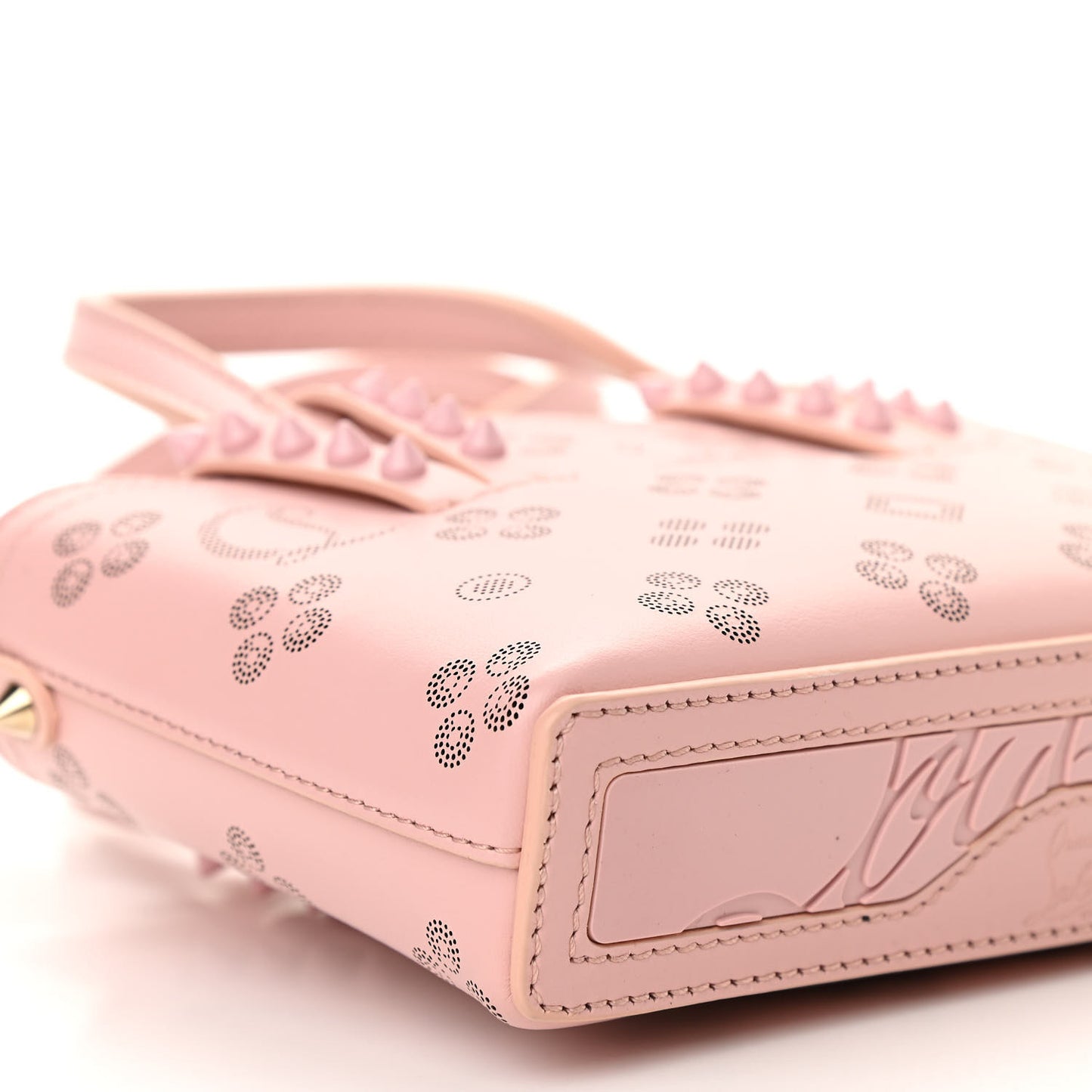 Calfskin Loubinthesky Nano Cabata Tote Rosy