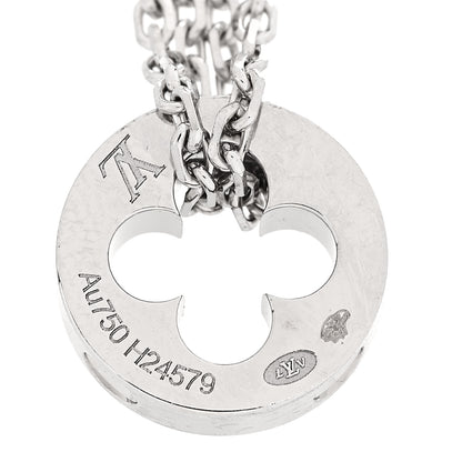 Louis Vuitton 18K White Gold Empreinte Chain Bracelet 4 of 5