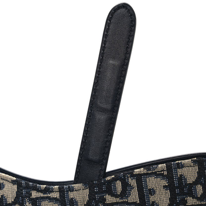 Christian Dior Oblique Saddle Bag Blue 13 of 14