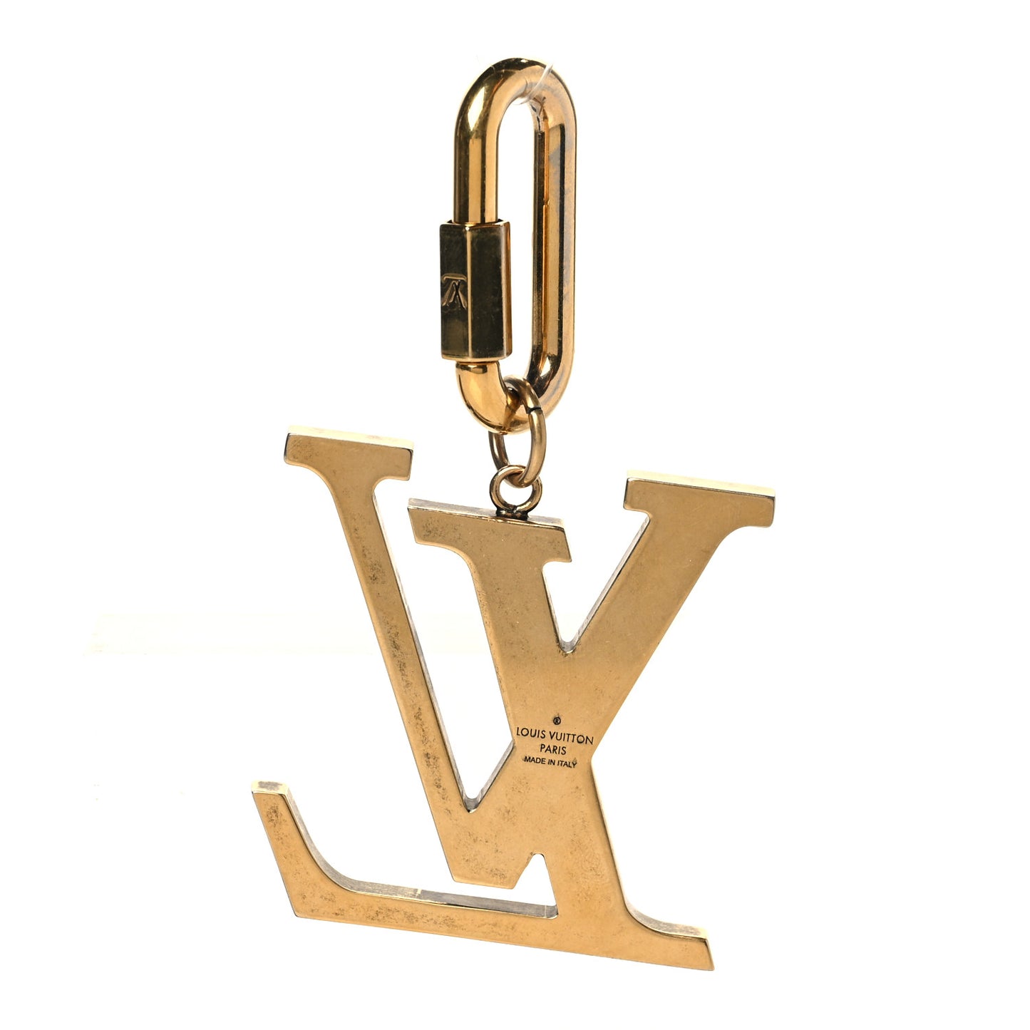 Enamel LV Flag Bag Charm Key Holder Multicolor