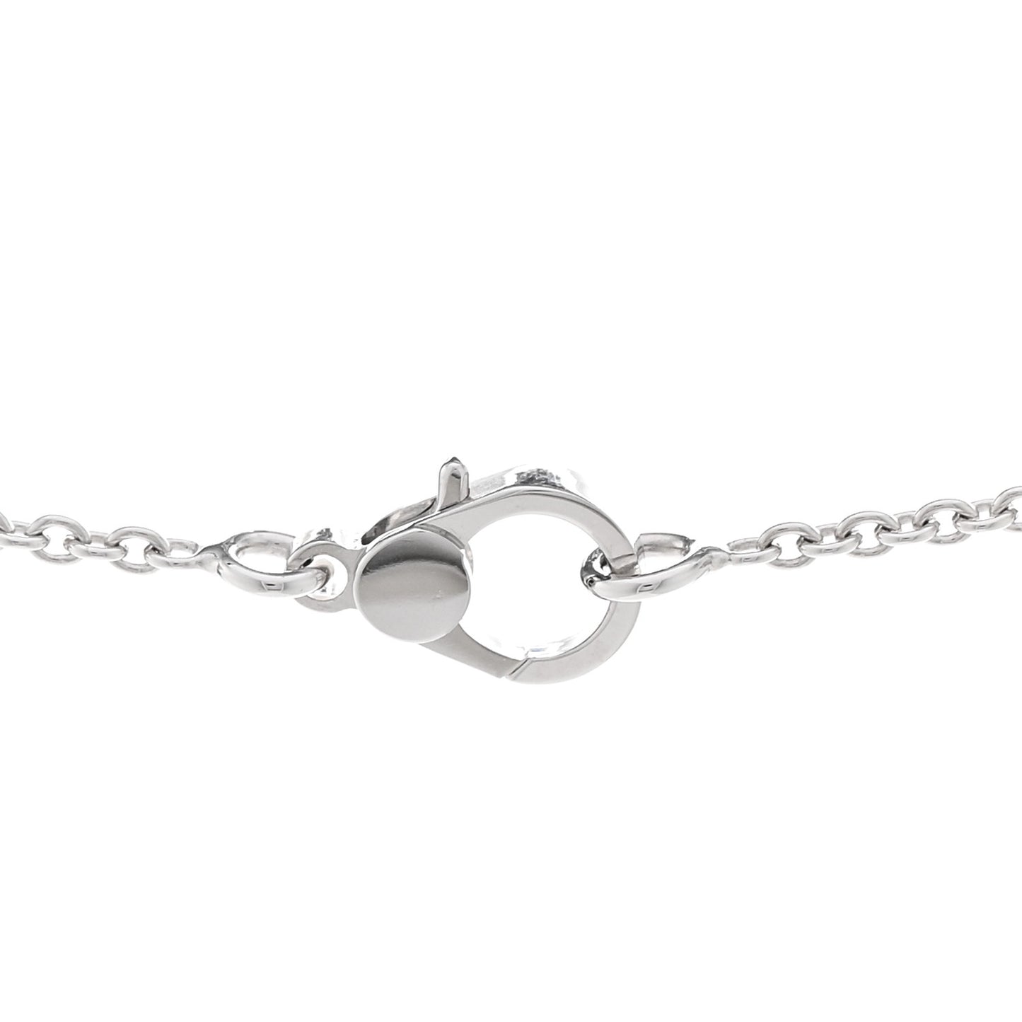 18K White Gold Diamond Finesse Pendant Necklace
