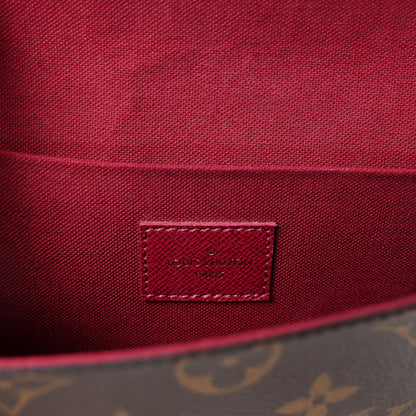 Louis Vuitton Monogram Pochette Felicie Chain Wallet Fuchsia 7 of 11