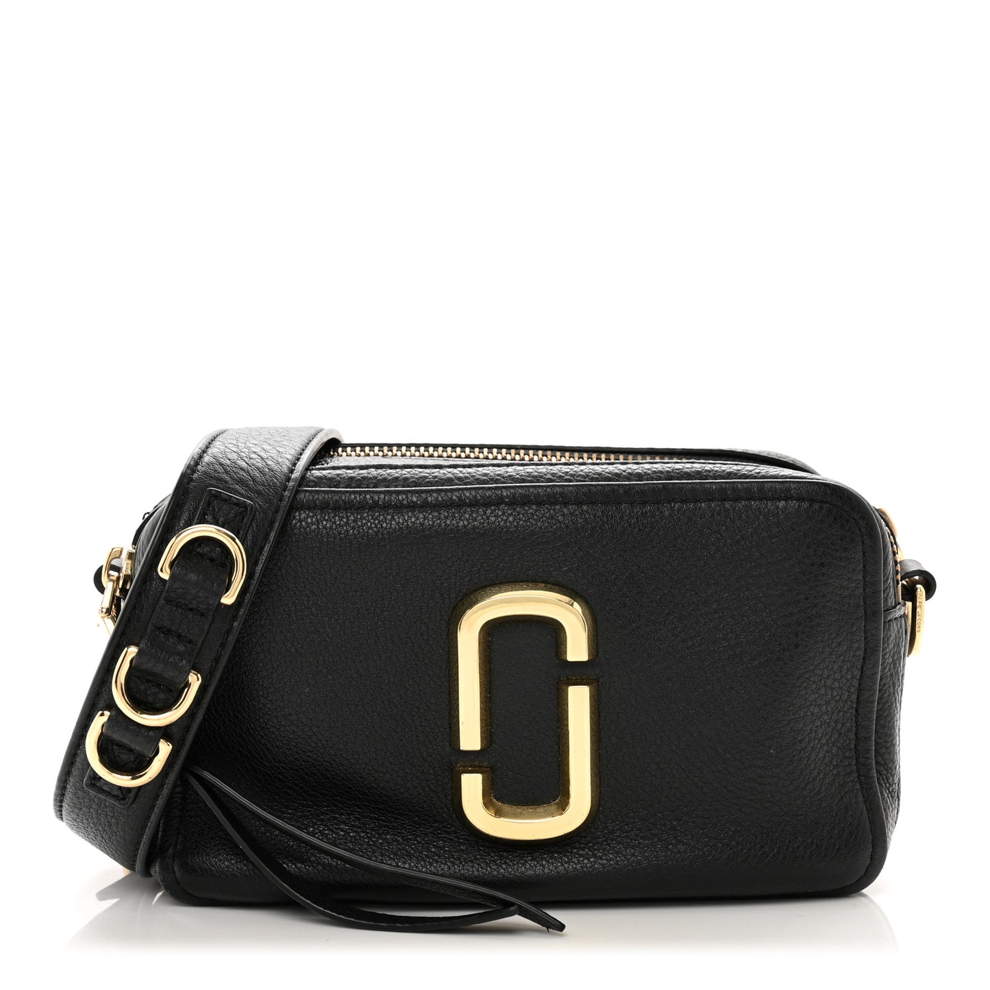 Supple Natural Grain Calfskin The Softshot 27 Bag Black