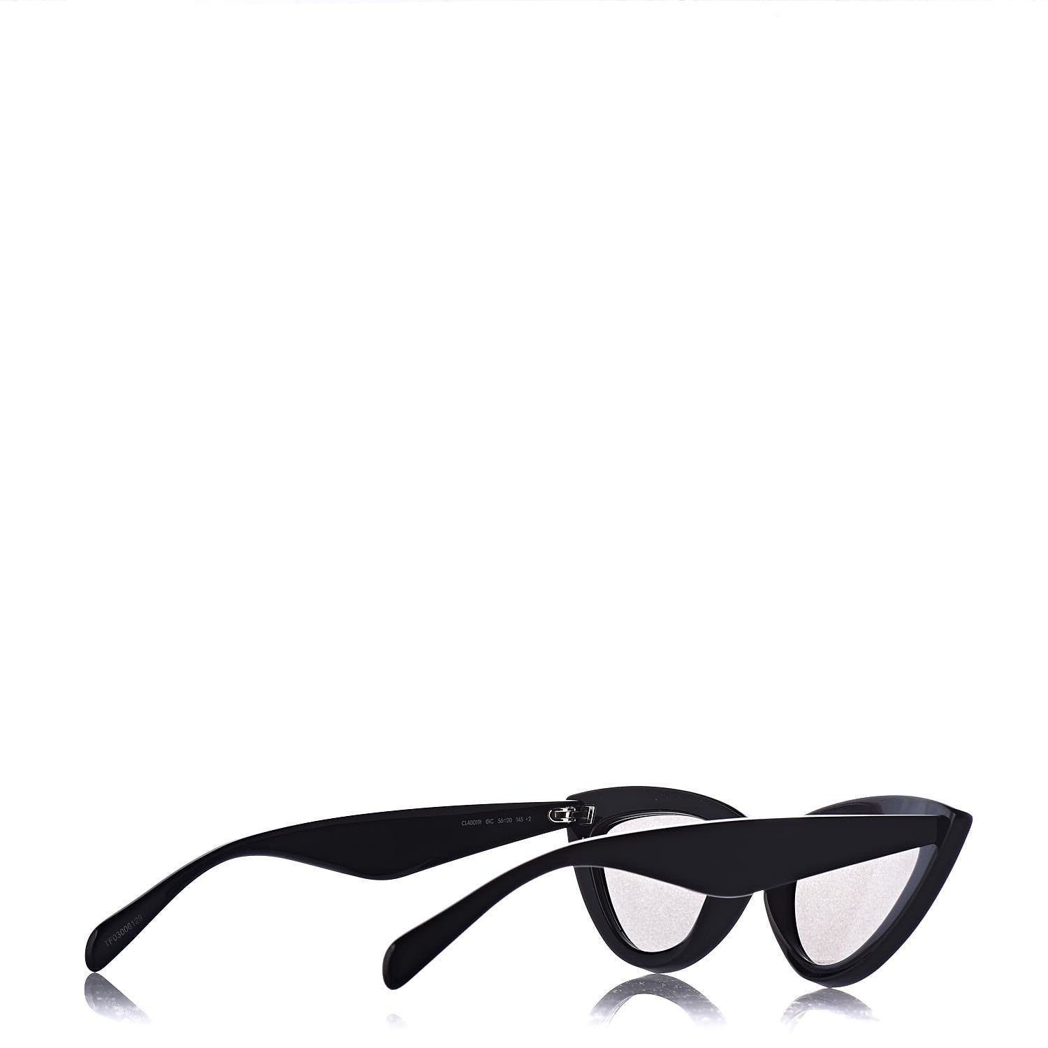Celine Acetate Cat Eye Sunglasses CL40019I Black 4 of 9