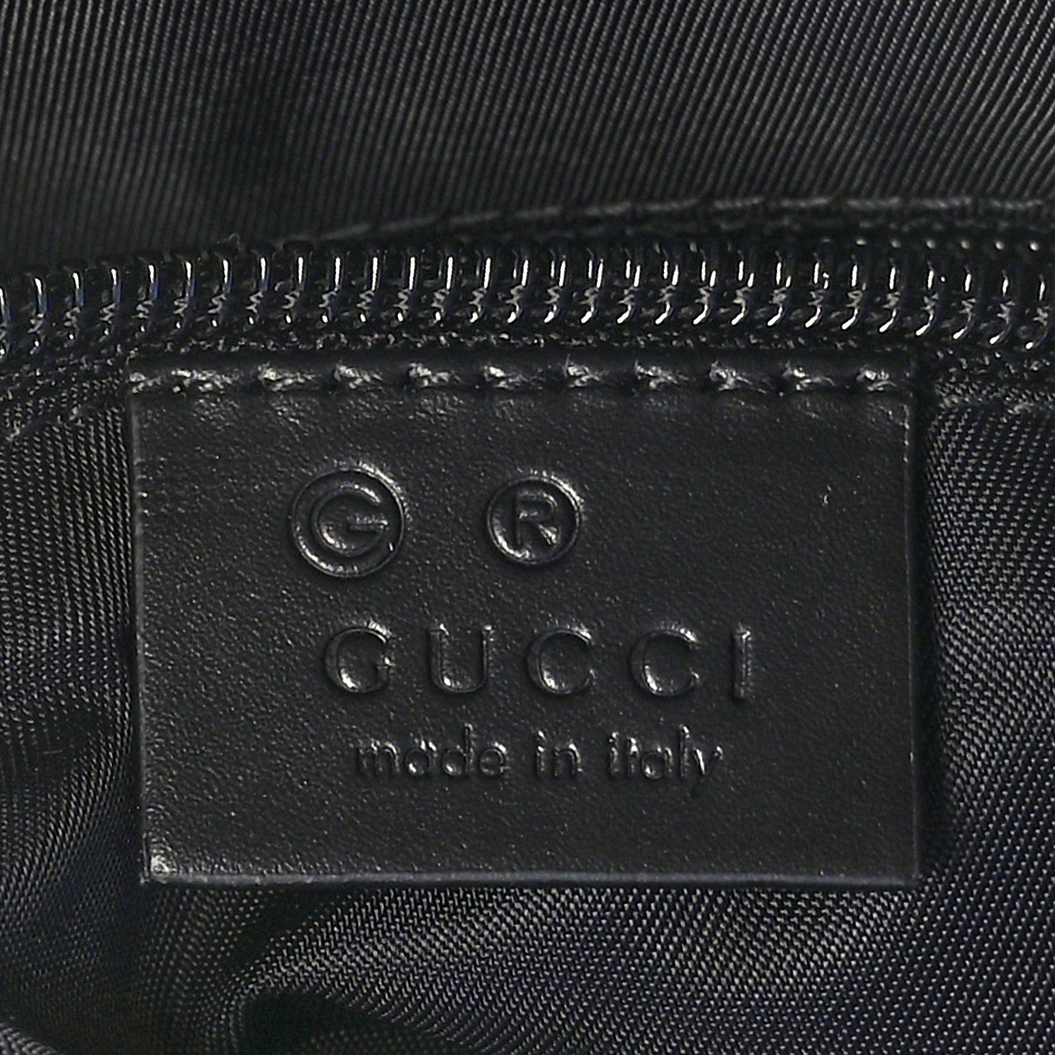 Gucci Nylon Web Top Handle Shoulder Bag Black 6 of 9