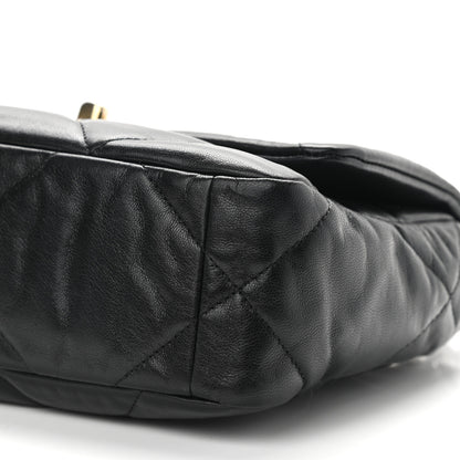 Chanel Goatskin Quilted Medium Chanel 19 Flap Black 10 of 11
