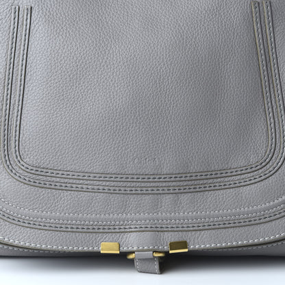Chloe Calfskin Large Marcie Satchel Cashmere Grey 10 of 13